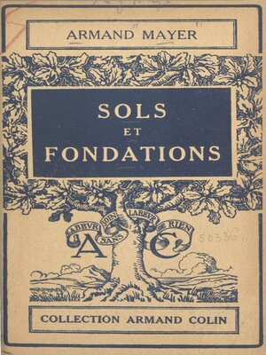 cover image of Sols et fondations